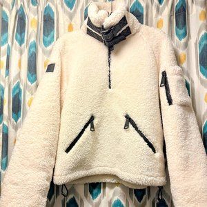 SAM. Faux Shearling Half-zip Jacket